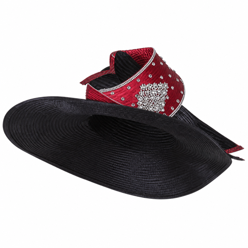 Champagne Italy 6114-RWB-H Church Hat