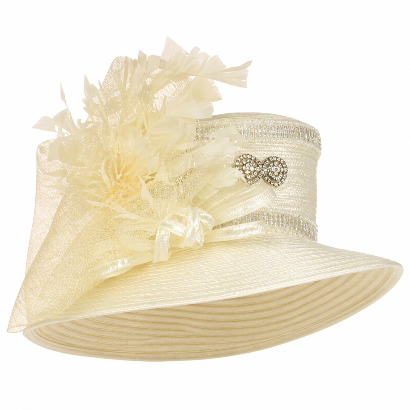 Giovanna D1541-OFW-H Church Hat