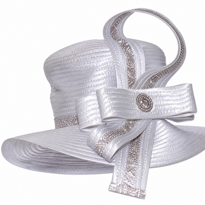 GMI 9872-WHT-H Church Hat