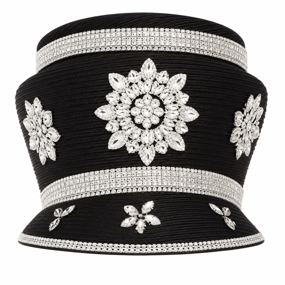 Giovanna DP2421-BLK-H Church Hat