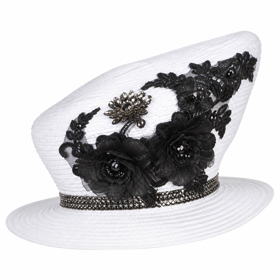 Giovanna DP2402-WWB-H Church Hat