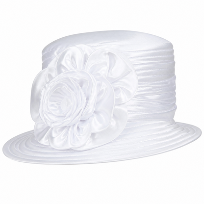 Giovanna D1540-WHT-H Church Hat