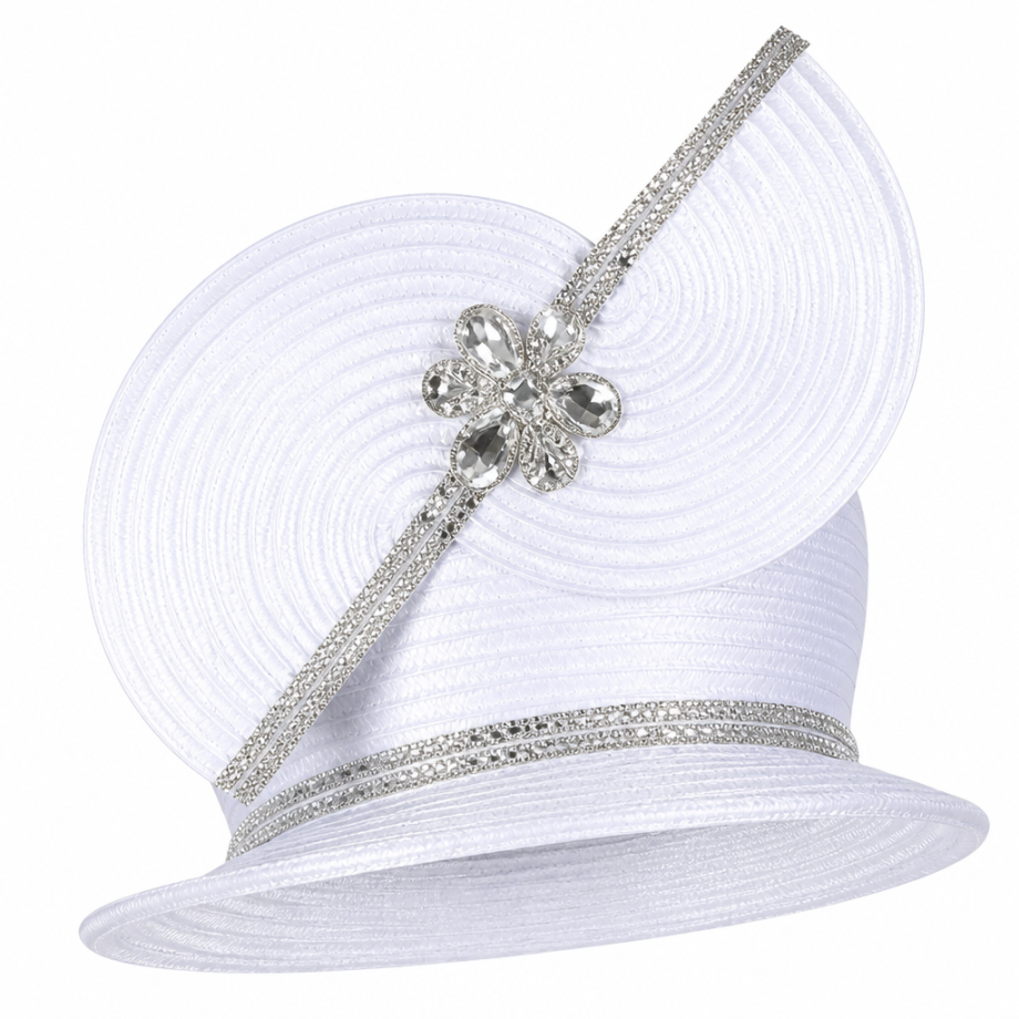Mia By Giovanna D1303-PWG-H Church Hat
