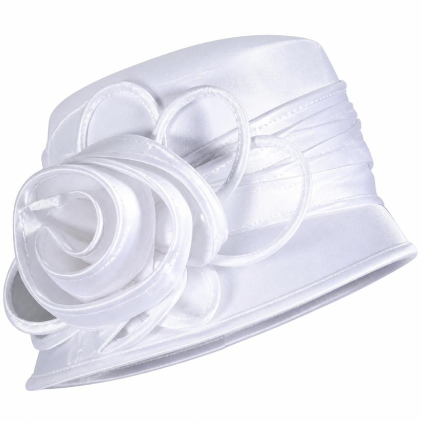 Giovanna S0743-WHT-H Ladies Church Hat