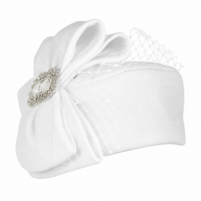 Giovanna D1559-WHT Ladies Church Hat