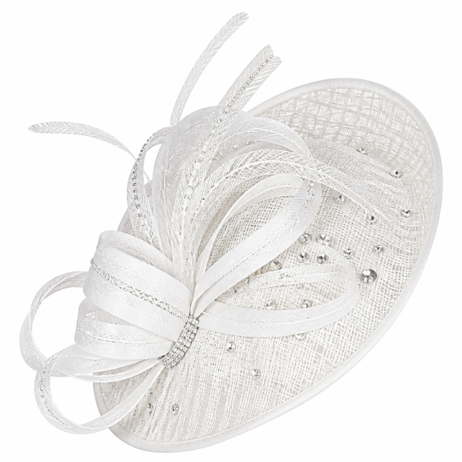 Giovanna D7208-WHT Church Hat