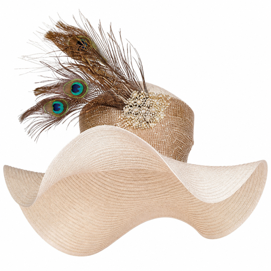 Elite Champagne 6256-H Church Hat