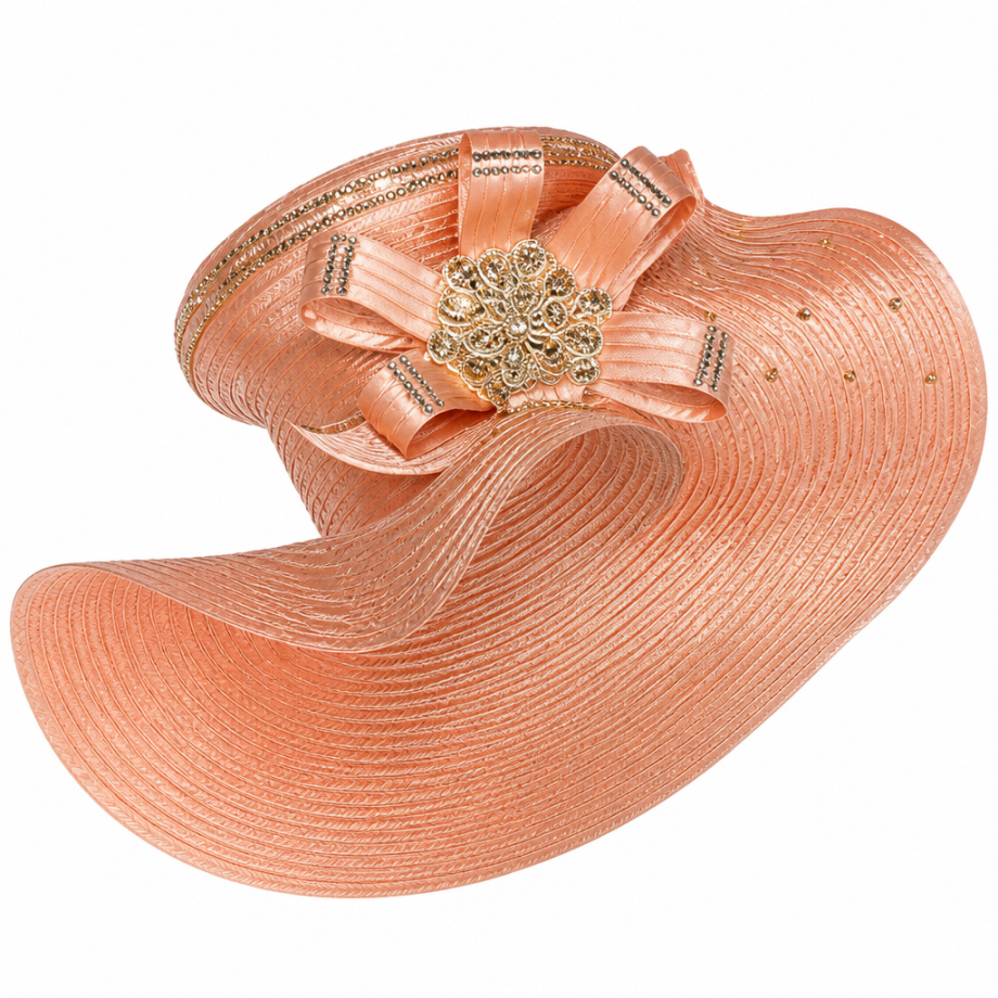Elite Champagne 6251-H Church Hat