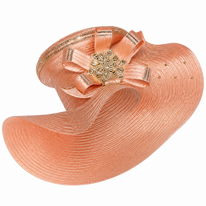 Elite Champagne 6251-H Church Hat