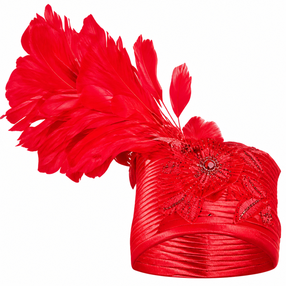 Mia By Giovanna 1211-RED-H Church Hat