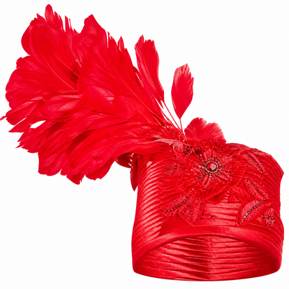 Mia By Giovanna 1211-RED-H Church Hat