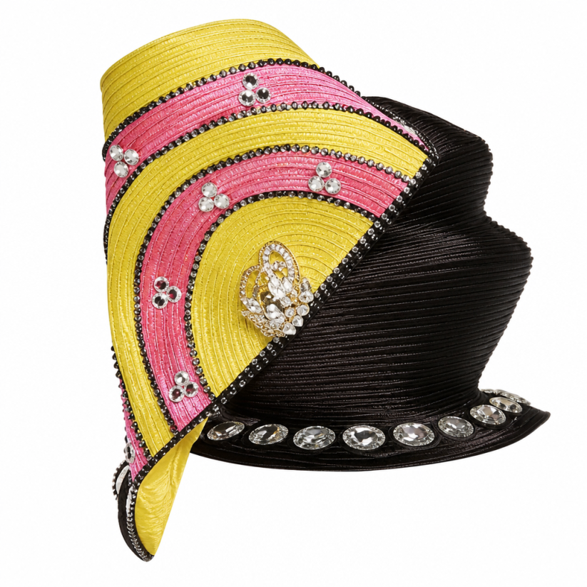 Donna Vinci 13232-BYR-IM Church Hat