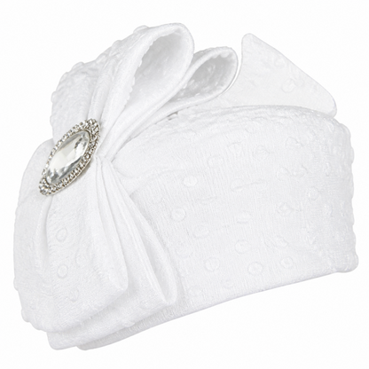 Giovanna D1559-WHT Ladies Church Hat