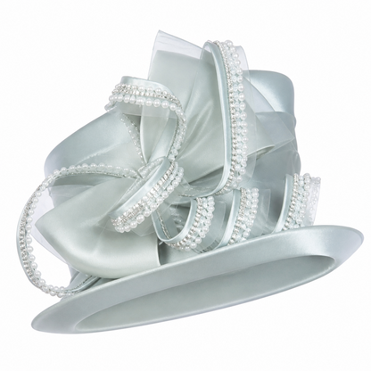 Giovanna D1547-SILV Church Hat