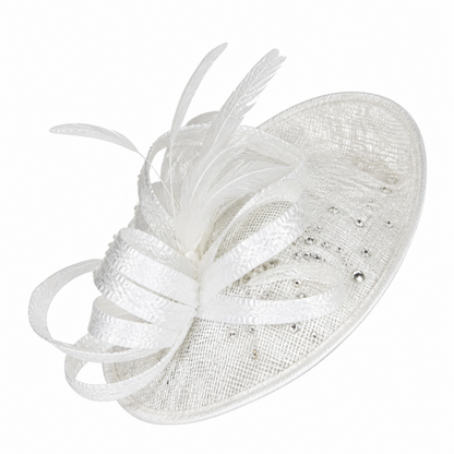 Giovanna D7208-WHT Church Hat