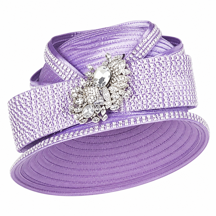 Giovanna G1197-LAV-H Church Hat