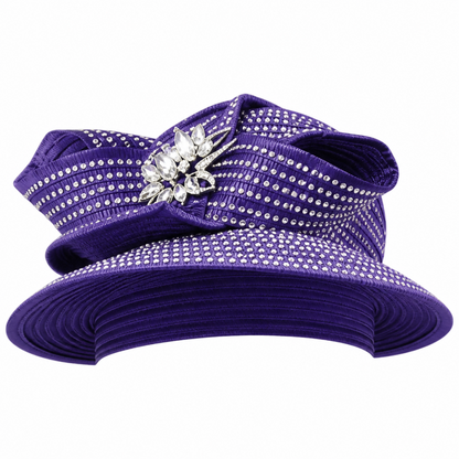 Lily And Taylor 4900-PUR-H Hat