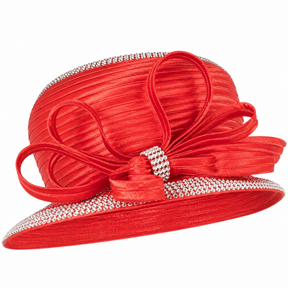 Giovanna G1183-RED Church Hat