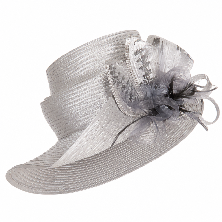 Elite Champagne 6071-SIL Jacket Dress-Hat