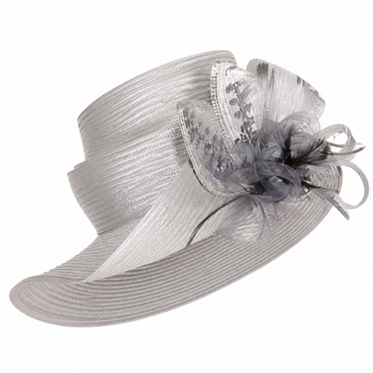 Elite Champagne 6071-SIL Jacket Dress-Hat