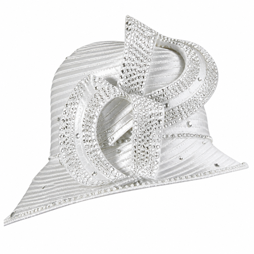 Lily And Taylor 4879-WHT-HAT