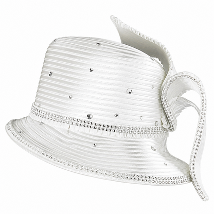 Lily And Taylor 833-WHT-HAT