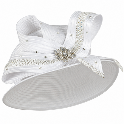 Lily And Taylor 4682-WHT-HAT