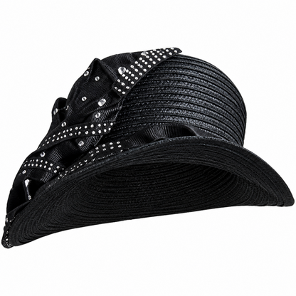 Lily And Taylor 4092-BLK First Church  Hat