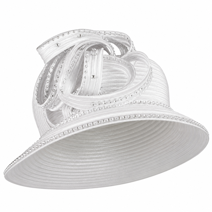 Lily And Taylor 4529-WHT-HAT