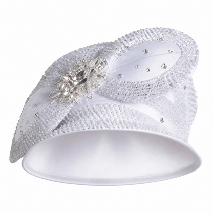 Lily And Taylor 4140-WHT Church Suit - Hat