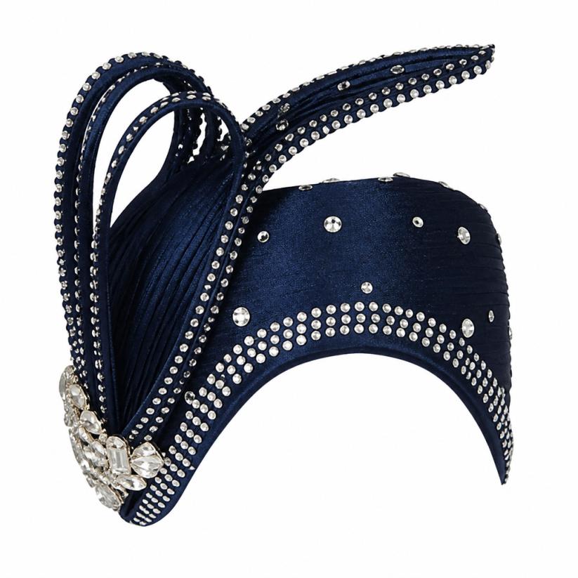 Lily And Taylor 3052-NVY Church Hat
