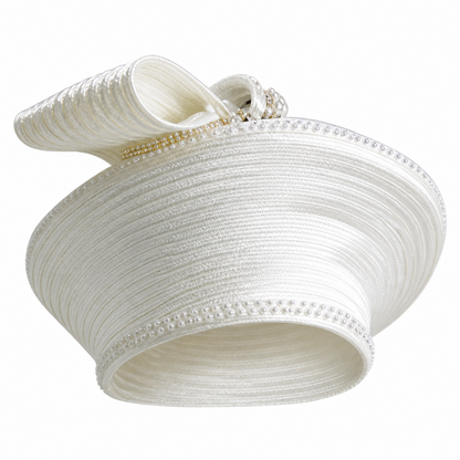 Lily And Taylor 3895-WHT Church Hat