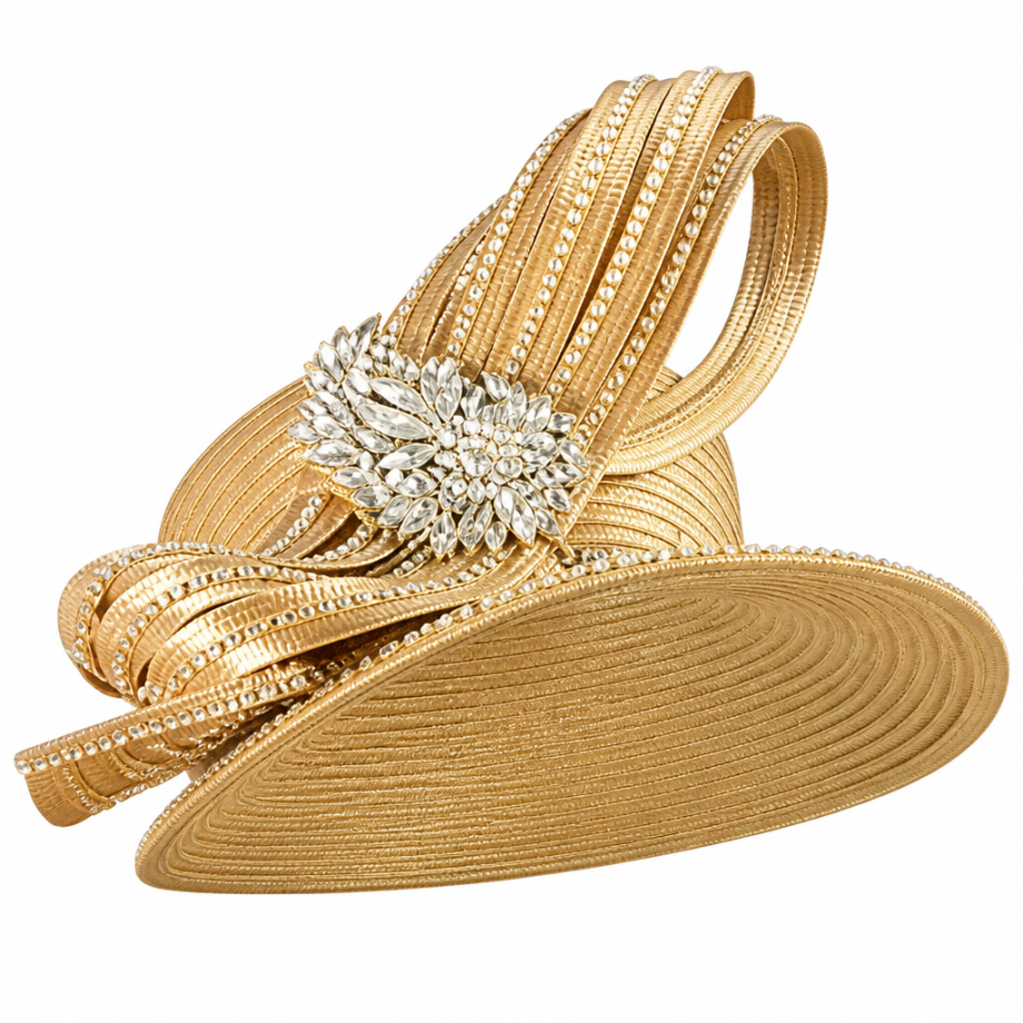 Lily And Taylor 4343-GLD-HAT