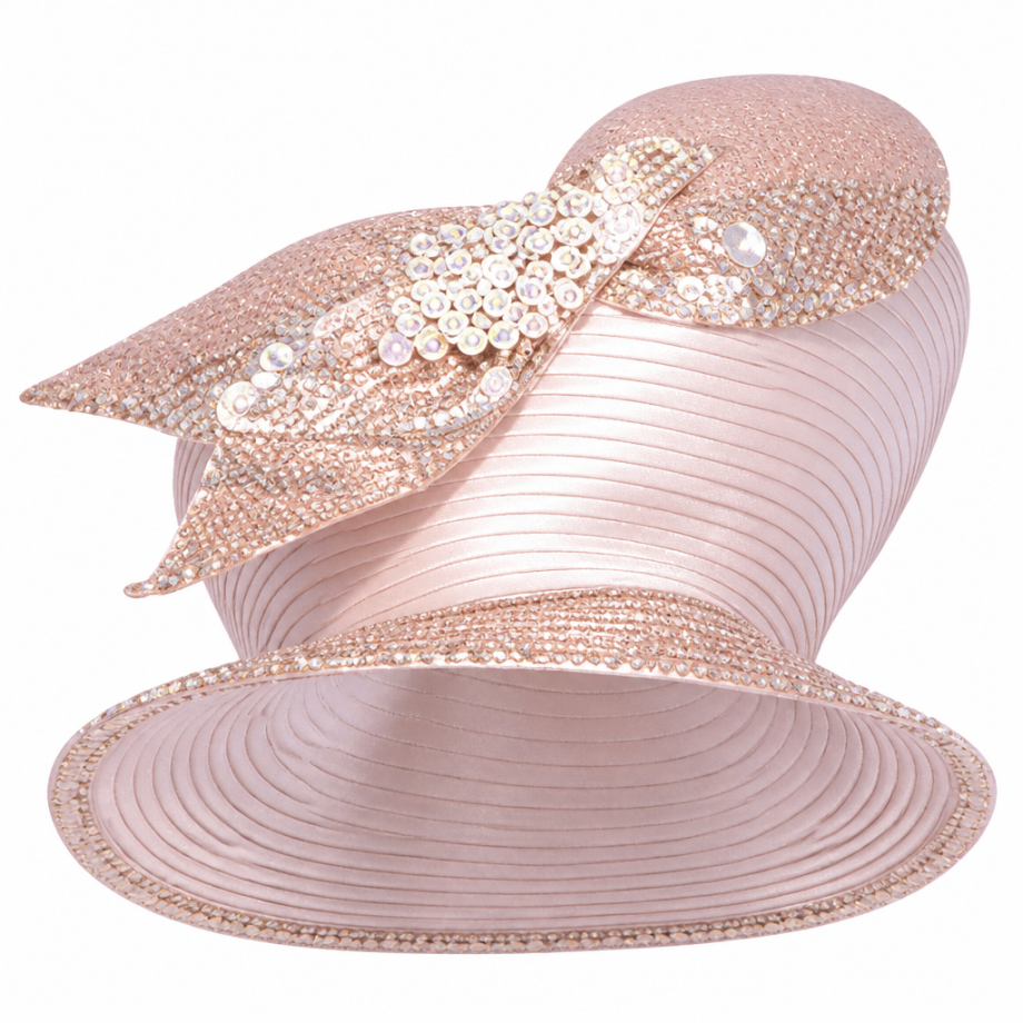 Champagne Italy 5919-CRM Church Hat
