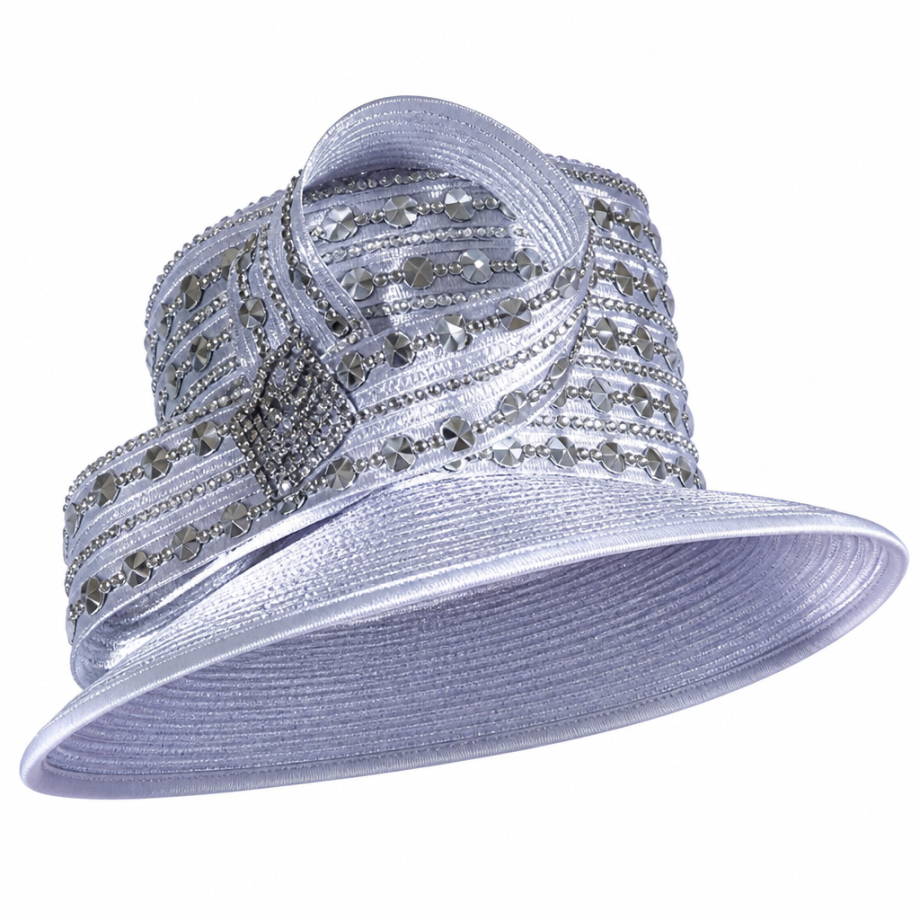 Giovanna S0753-WHT-H Ladies Church Pant Suit-Hat