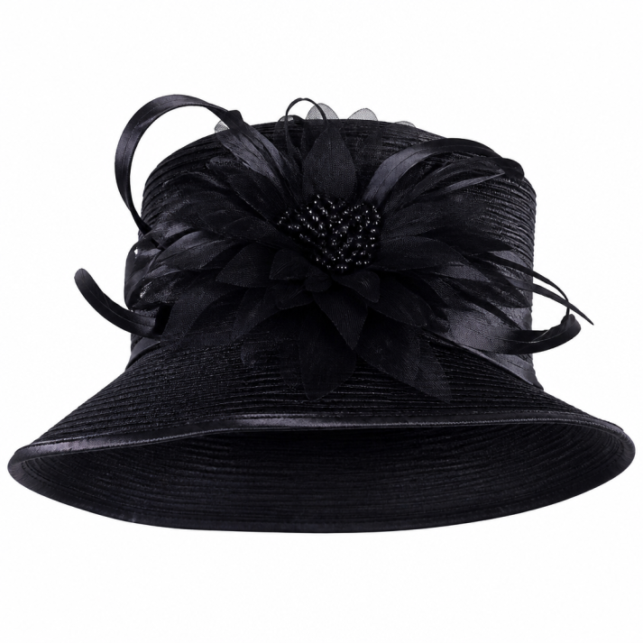 Giovanna 0650-BLK Church Hat