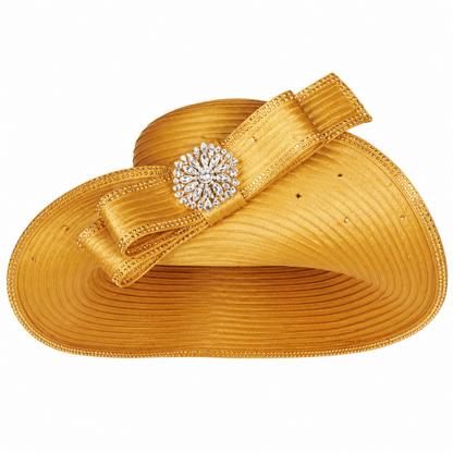 Elite Champagne 6455-GLD-H Church Hat