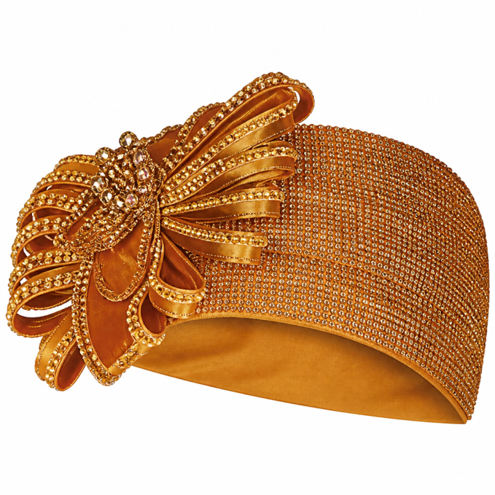 Elite Champagne 6358-GLD-H Church Hat