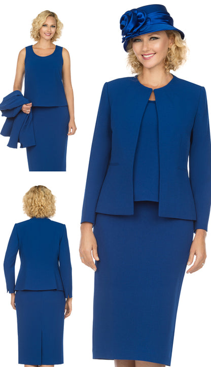 Giovanna S0721-RO Church Suit-Hat