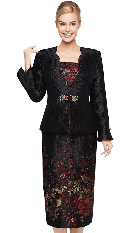 Nina Massini 3131-BLK Church Suit