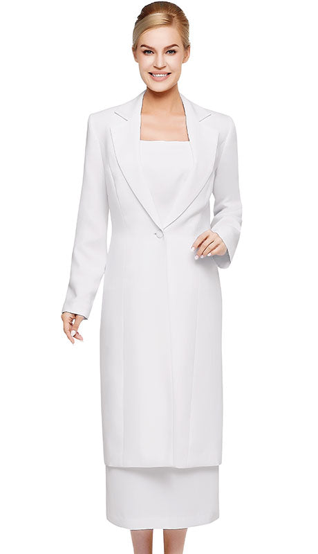 Nina Massini 2541-WHT Church Suit