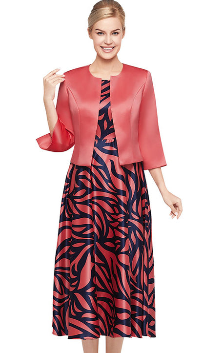 Nina Nischelle 3614-CRL Ladies Church Jacket Dress