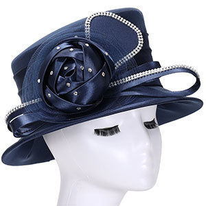 Giovanna HG1060E-NVY Church Hat