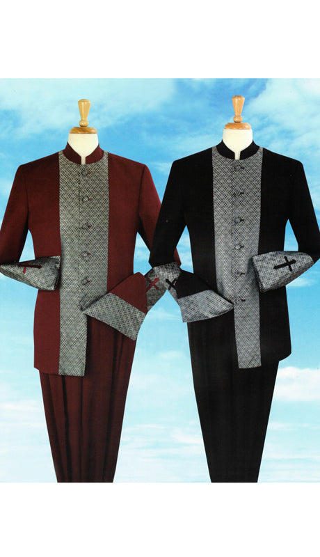 Sapphire Collection Mens Church-3 Pastor Suit