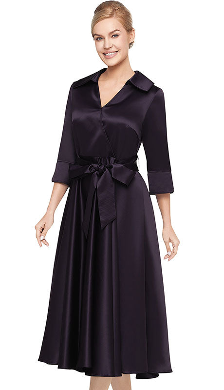 Nina Nischelle 2980S-PLUM Church Dress