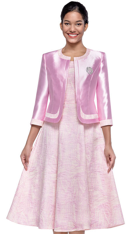 Serafina 6448-PNK Jacket Dress
