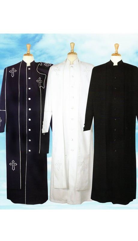 Sapphire Collection Mens Church Robe 3-PUR