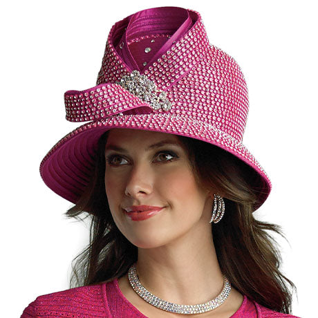 Lily And Taylor H698-PNK Church Hat