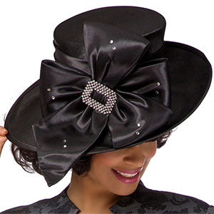 Giovanna HG1103-BLK Church Hat