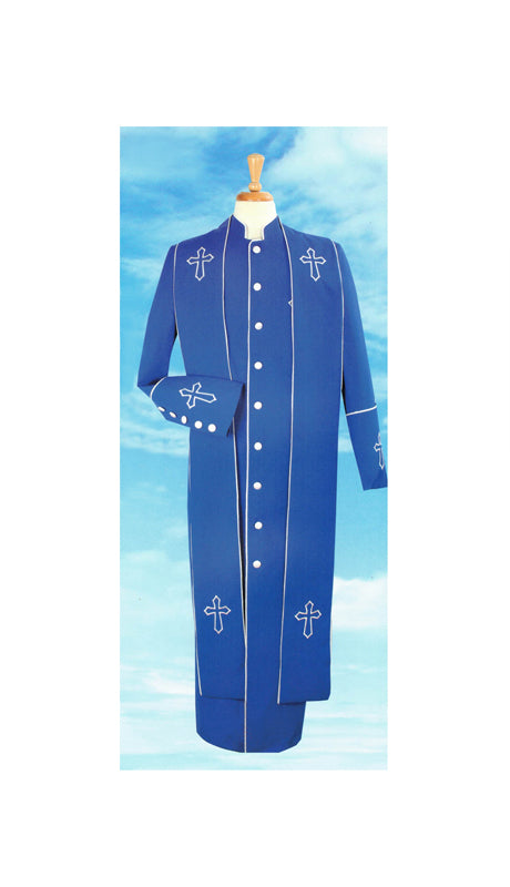 Sapphire Collection Mens Church Robe 3-BLU